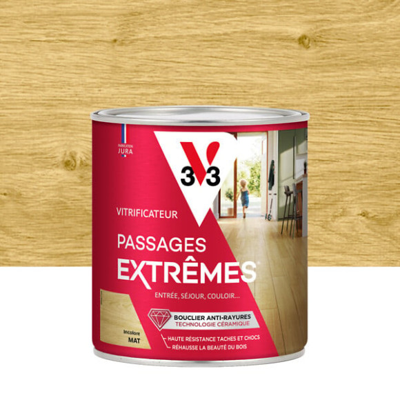 Vitrificateur Passages Extrêmes Mat Incolore Pot 0.75l