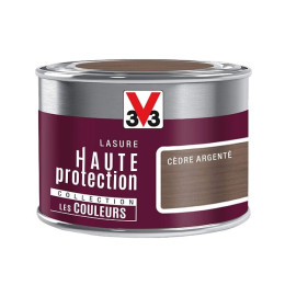 Lasure bois Haute protection Mat Cèdre argente 125ml