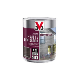 Lasure bois Haute protection Mat Cèdre argente Pot 1l