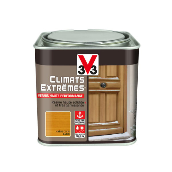 Vernis Climats Extrêmes Satin Chêne clair Pot 0.5l