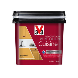 Peinture rénovation Cuisine satin moutarde 0.75L