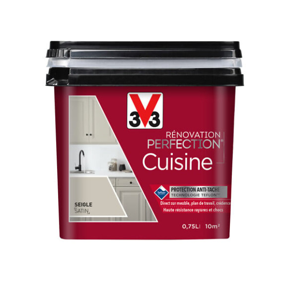 Peinture rénovation Cuisine satin seigle 0.75L