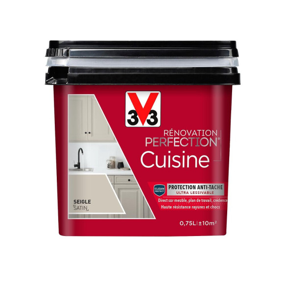 Peinture rénovation Cuisine satin seigle 0.75L