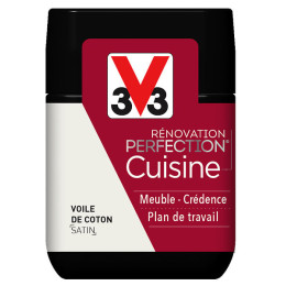 Peinture rénovation Cuisine satin voile de coton Testeur 75mL