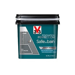 Peinture Renov SdB Satin Gris Anthracite Pot 0.75l