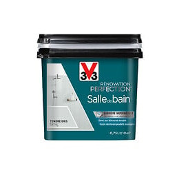 Peinture Renov SdB Satin Tendre gris Pot 0.75l