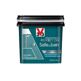 Peinture Renov SdB Satin Bleu lagon Pot 0.75l