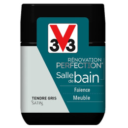 Peinture Renov SdB Satin Tendre gris Testeur 75ml