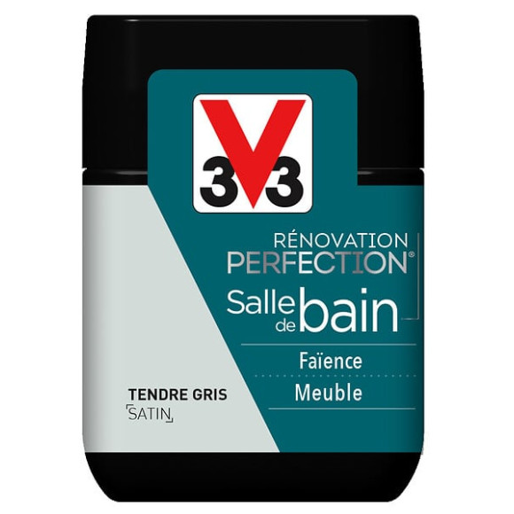 Peinture Renov SdB Satin Tendre gris Testeur 75ml