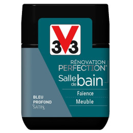 Peinture Renov SdB Satin Bleu profond Testeur 75ml