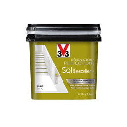 Peinture Renovation Sol Satin Blanc Pot 0.75l