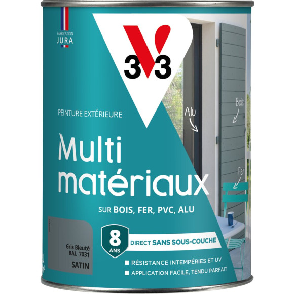 Peinture multi-matériaux DP - Gris bleuté - 15L