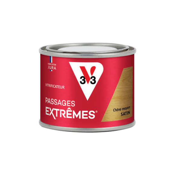 Vitrificateur passages extrêmes® chêne moyen satin 125 ML