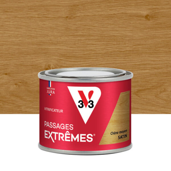 Vitrificateur passages extrêmes® chêne moyen satin 125 ML