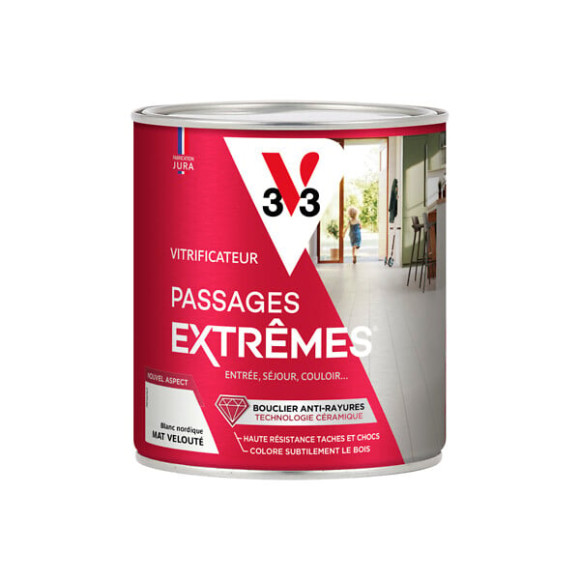 Vitrificateur passages extrêmes® blanc nordique 075 L