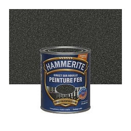 Peinture Direct sur rouille - Forge Noir -  075L