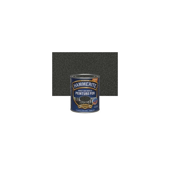 Peinture Direct sur rouille - Forge Noir -  075L