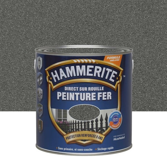 Peinture Direct sur Rouille - Forge Gris Zinc - 25L