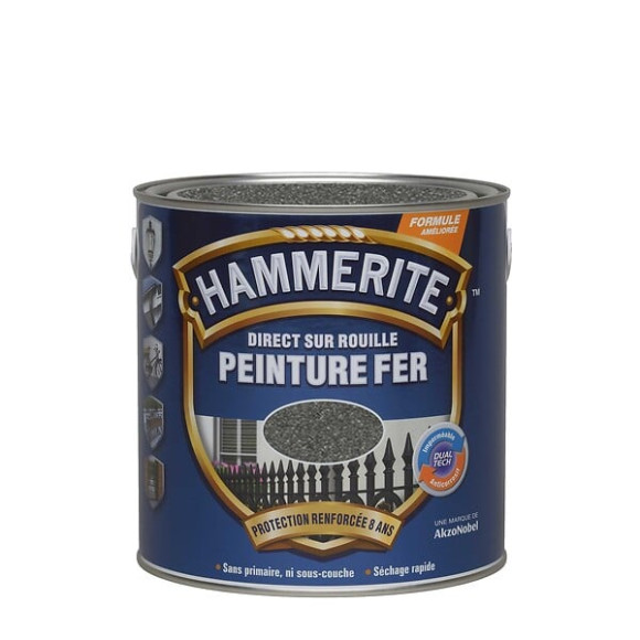 Peinture Direct sur Rouille - Forge Gris Zinc - 25L