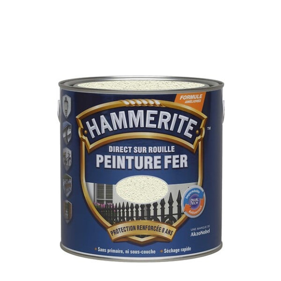 Peinture Direct sur Rouille - Forge Blanc - 25L