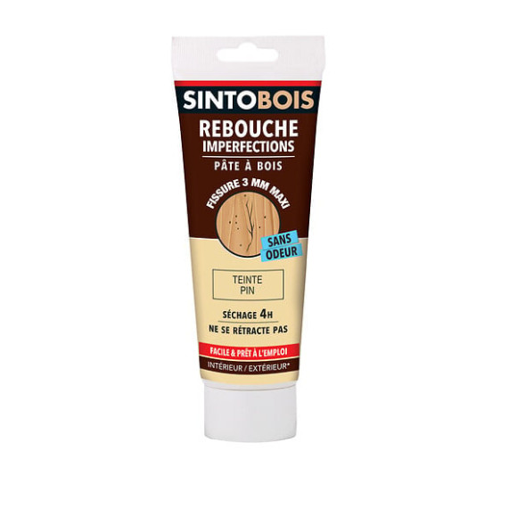 Pâte à  bois Eau Rebouche imperfections Pin Tube 250g