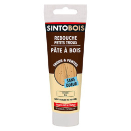 Pate à  bois pour reboucher imperfections et fissures 80g Pin