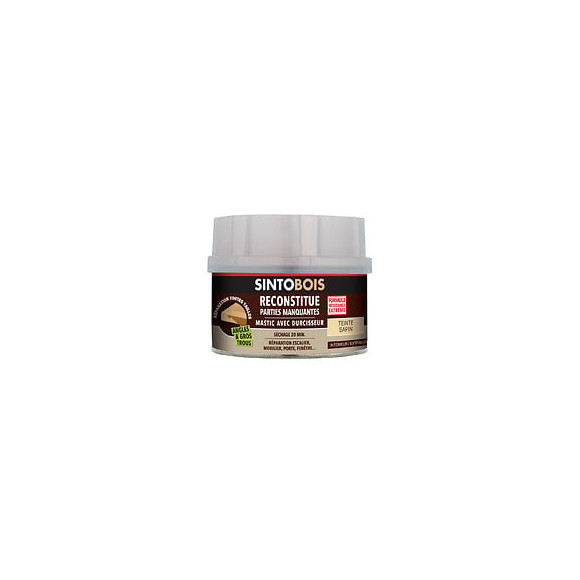 Mastic à  bois avec durcisseur Sapin Pot 550g