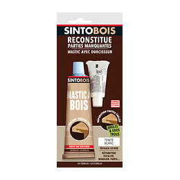 Mastic à  bois avec durcisseur Blanc Tube 80g