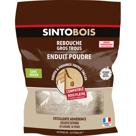 Enduit poudre Clair Intérieur-Extérieur Sachet 1kg