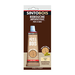 Pâte à  bois Solvant Rebouche imperfections Pin Tube 80g