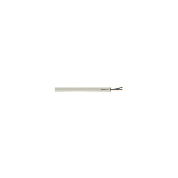 Câble electrique H05VV-F 2x1.5mm2 - Blanc - Vendu au metre