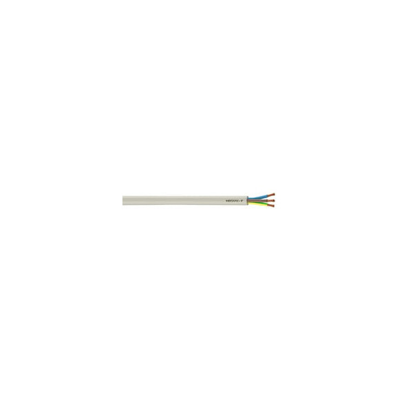 Câble electrique H05VV-F 3x1mm2 - Blanc Vendu au metre