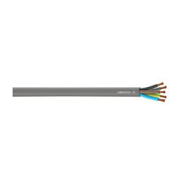 Câble electrique H05VV-F 5x1.5mm2 - Gris - Vendu au metre