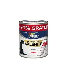 Peinture laque Glycéro - Satin - Blanc - 2L + 20% gratuit