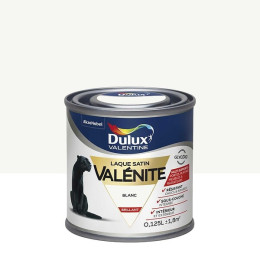 Peinture laque Glycéro - Satin - Blanc - 2L + 20% gratuit