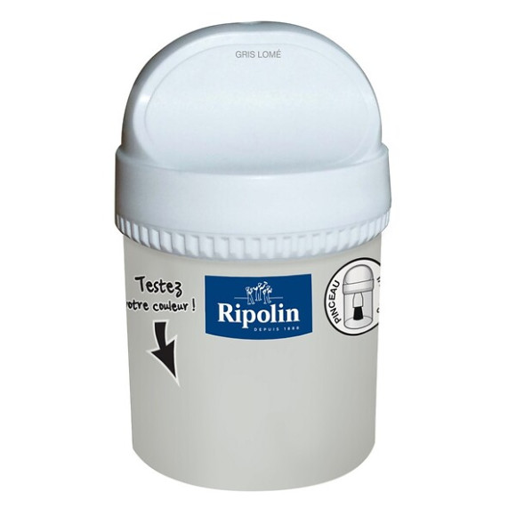 Testeur Peinture RIPOLIN Esprit Déco Gris lomé 75Ml