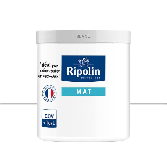 Testeur Peinture RIPOLIN Esprit Déco Blanc Mat 75Ml