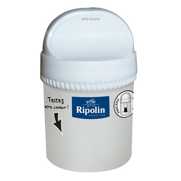 Testeur Peinture RIPOLIN Esprit Déco Gris Souris Mat 75ml