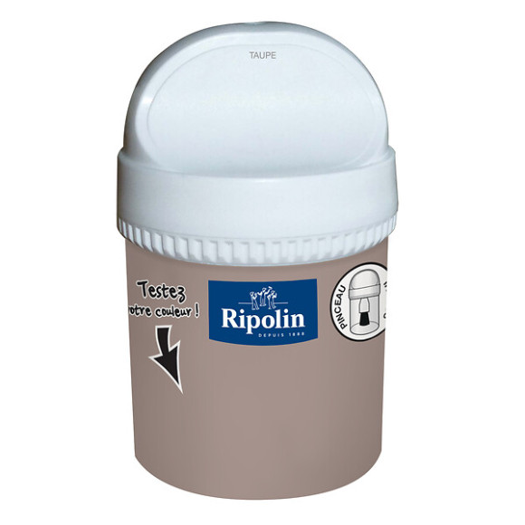 Testeur Peinture RIPOLIN Esprit Déco Taupe Satin 75Ml