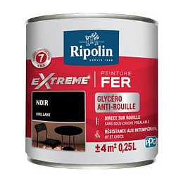 Ripolin ext fer bril noir 0.25l