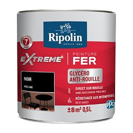 Ripolin ext fer bril noir 0.5l