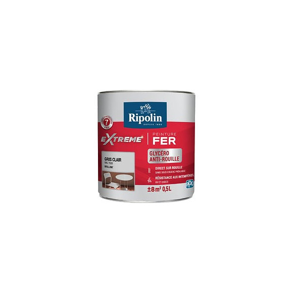 Ripolin ext fer bril gr clair 0.5l