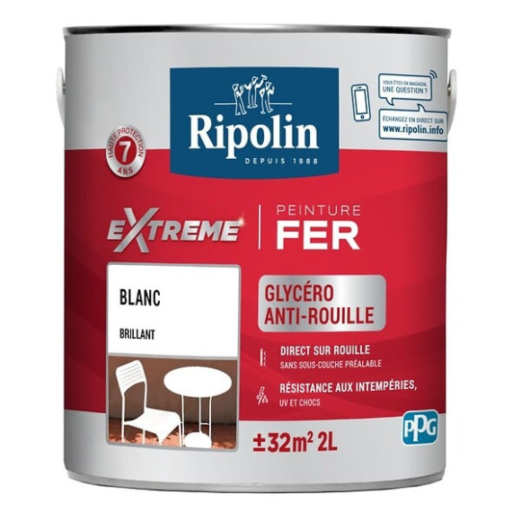 Ripolin ext fer bril blc 2l