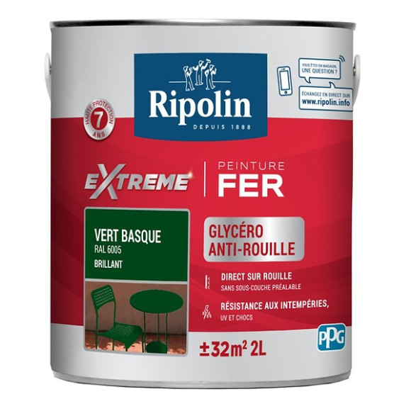 Ripolin ext fer bril vt basque 2l