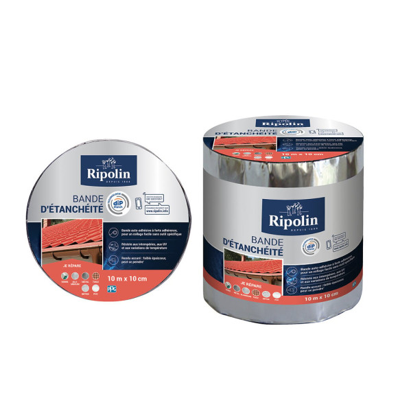 Bande auto-adhesive etanche Alu 10mx10cm