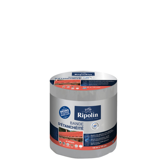 Bande auto-adhesive etanche Gris 10mx10cm