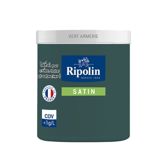 Testeur Peinture RIPOLIN Esprit Déco vert arméri 75Ml