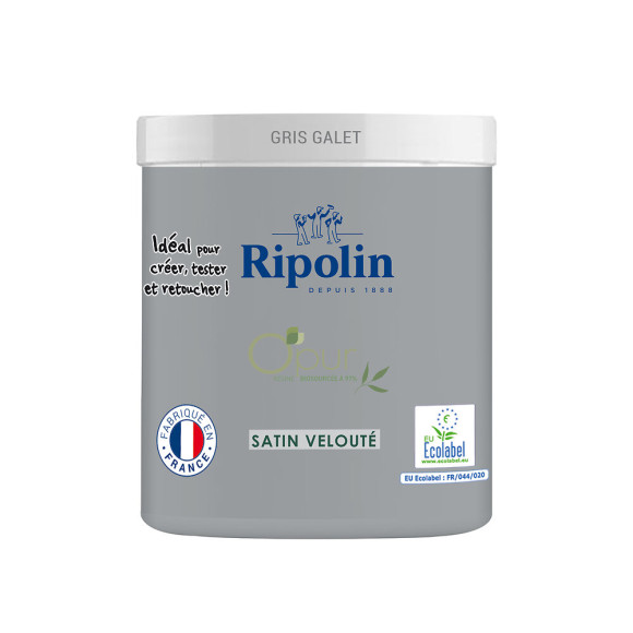 Testeur peinture O'pur - Gris galet - Satin - 75ml