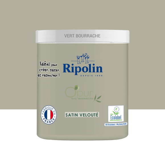 Testeur peinture O'pur - Vert Bourrache - Satin - 75ml