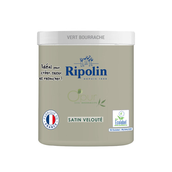 Testeur peinture O'pur - Vert Bourrache - Satin - 75ml